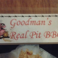 Photo taken at Goodman&amp;#39;s Real Pit BBQ by John C. on 6/9/2014
