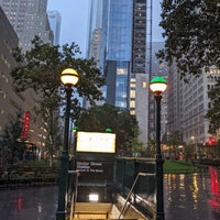 Photo taken at MTA Subway - Rector St (R/W) by Kim B. on 9/23/2021