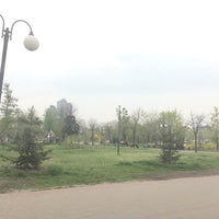 Photo taken at Парк «Позняки» by Галина С. on 4/12/2016