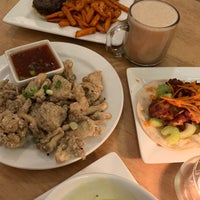 Photo taken at Leaf Vegetarian Restaurant by Jena L. on 12/15/2019