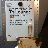 Photo taken at Coworking T&amp;#39;s Lounge by Yumiko S. on 10/6/2013