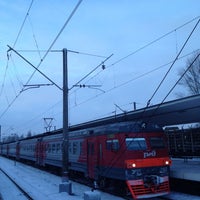 Photo taken at Train to Kupchino by Михаил С. on 12/7/2013
