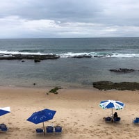 Photo taken at Praia da Barra by Jairo S. on 10/23/2021
