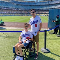 Photo taken at Dodger Outfield by Matthew L. on 10/3/2021