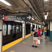 Photo taken at MTA Subway - 23rd St (6) by Matthew L. on 8/19/2022