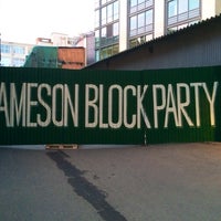 Photo taken at Jameson block party by Slava B. on 6/28/2014