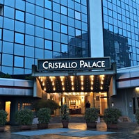 Photo taken at Starhotels Cristallo Palace by Gözde G. on 2/18/2018