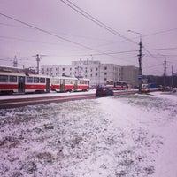 Photo taken at Остановка «Северное трамвайное депо» by Igor S. on 11/29/2013