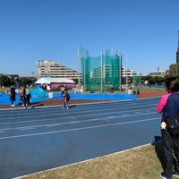 Photo taken at Nihon University Track and Field Stadium by Junya Y. on 11/3/2018