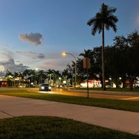 Photo taken at Miami Springs Circle Park by Anas M. on 8/18/2022