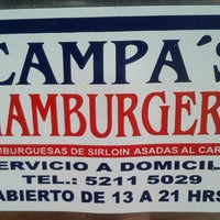 Photo taken at Campa&amp;#39;s Hamburgers by Mau on 7/31/2014