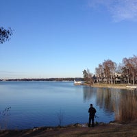 Photo taken at Lehtisaaren uimaranta by Юлия С. on 4/20/2014