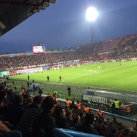 Photo taken at Hüseyin Avni Aker Stadyumu by Selcuk O. on 5/3/2015