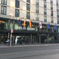 Photo taken at Hotel Meliá Berlin by Steve M. on 11/8/2018