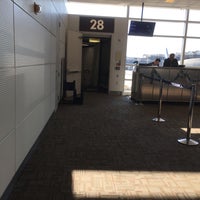 Photo taken at Gate C28 by George J. on 12/11/2017