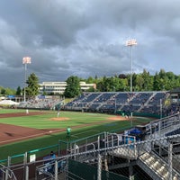 Photo taken at Everett Memorial Stadium by Jim W. on 6/12/2021