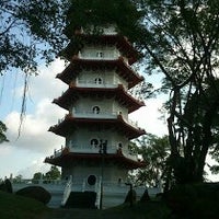 Photo taken at Pagoda, Chinese Garden by ABell Emanuelle T. on 10/30/2013