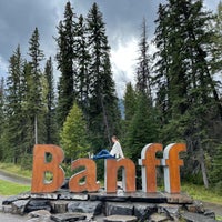 Photo taken at Town of Banff by Katelyn G. on 9/18/2021