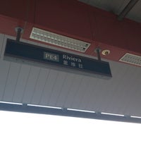 Photo taken at Riviera LRT Station (PE4) by Adrian on 10/15/2012