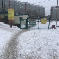 Photo taken at Стадион школы №73 by Чебупеля &amp;. on 1/17/2017