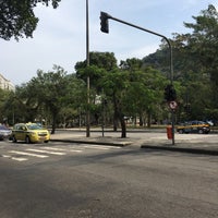 Photo taken at Praça Santos Dumont by Csaba H. on 8/20/2016