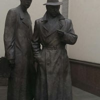 Photo taken at Пам’ятник Жеглову і Шарапову by Дарья on 8/31/2014