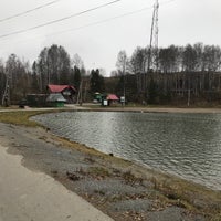 Photo taken at Озеро в парке Кольцово by Костя К. on 10/25/2017