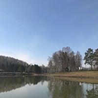 Photo taken at Озеро в парке Кольцово by Костя К. on 5/4/2019