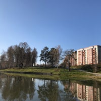 Photo taken at Озеро в парке Кольцово by Костя К. on 10/8/2017