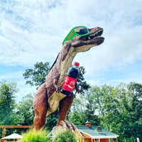 Photo taken at The Dinosaur Place at Nature&amp;#39;s Art Village by Rita L. on 8/28/2023
