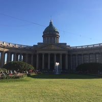 Photo taken at The Kazan Cathedral by Ilona on 8/18/2015