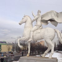 Photo taken at Памятник Ермолову by Ваня Ш. on 2/21/2014