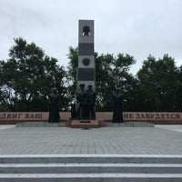 Photo taken at Памятник пограничникам by Антон Ч. on 7/18/2018