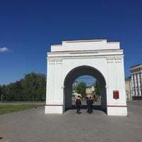 Photo taken at Омские ворота by Антон Ч. on 5/9/2016