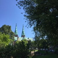 Photo taken at Johanneksenpuisto by Jasmin M. on 6/21/2016