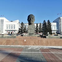 Photo taken at Памятник В.И. Ленину by Adam on 11/13/2019