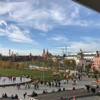 Photo taken at Zaryadye Park by Алексей Г. on 10/13/2018