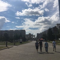 Photo taken at Площадь Мира by Peter S. on 7/1/2016