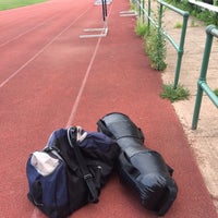 Photo taken at Georgetown Track by Katarzyna S. on 7/14/2015