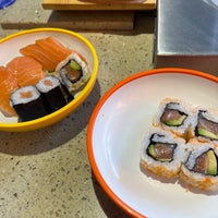 Photo taken at YO! Sushi by Leo L. on 5/5/2023