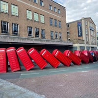 Photo taken at &amp;quot;Out of Order&amp;quot; David Mach Sculpture (Phoneboxes) by Leo L. on 9/10/2022