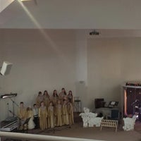 Photo taken at Церковь христиан Веры Евангельской «Филадельфия» by Тая О. on 1/7/2014