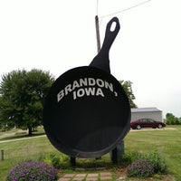 Photo taken at Iowa&amp;#39;s Largest Frying Pan by Katie H. on 6/6/2015