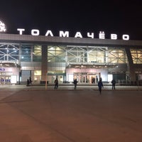 Photo taken at Tolmachevo International Airport (OVB) by Илья Ю. on 4/11/2019