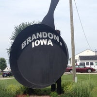 Photo taken at Iowa&amp;#39;s Largest Frying Pan by Sam E. on 6/30/2013
