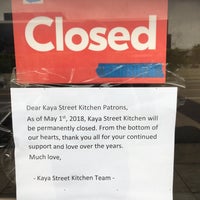Photo taken at Kaya Street Kitchen by Barry F. on 5/11/2018