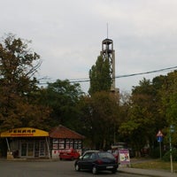 Photo taken at Staro sajmište by Kristijan on 10/10/2012