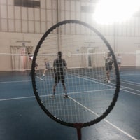 Photo taken at 71 Badminton court by Gina on 1/24/2016