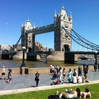 Photo taken at Tower Bridge Piazza by Aaron G. on 5/26/2012