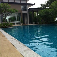 Photo taken at สระว่ายน้ำ ฮาบิเทีย2 Swiming Pool by Sita k. on 6/3/2012